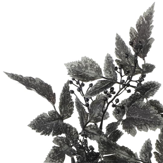 35" Black Cimicifuga Leaf Stem by Ashland®